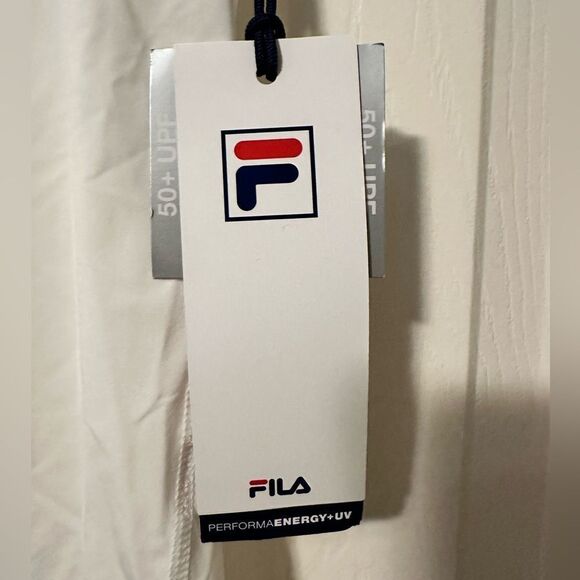 FILA Full Coverage Tank Size X-Small White - Picture 3 of 5